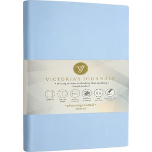 Victoria's Journals Smyth Pastel Noktalı Defter Mavi 15 x 21 cm