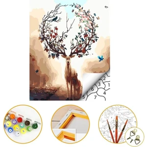 Tale Hobby Sayılarla Boyama Seti Kasnaklı 40 x 50 cm Boyalar ve Fırçalar Dahil