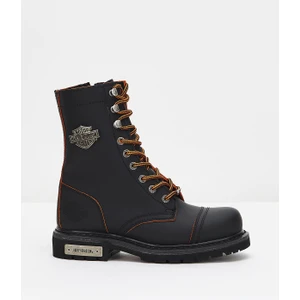 Harley Davidson Harley-Davidson Colmar Kadın Bot Black-Orange // Yağlı Deri