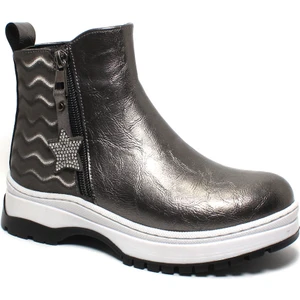 İnci Moda Sıcak Astar Trekking Kaymaz Taban Çok Rahat Çok Hafif Platin Çocuk Bot