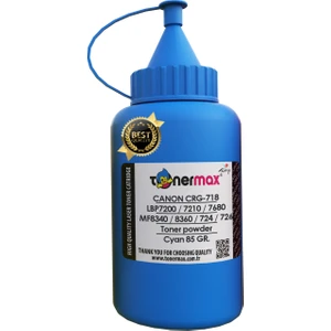 Toner Türk Tonertürk® CRG-718 Toner Tozu Mavi/ LBP-7200 / 7210 / 7680 / MF8340 / 8350 / 8360 / MF724 / M726