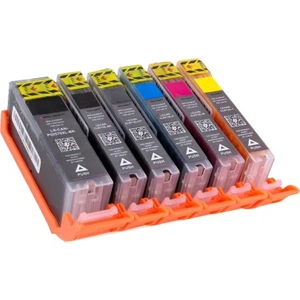 Toner Türk PGI-570XL / CLI-571XL+ Gri Muadil Kartuş Set 6'lı