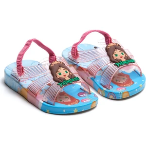 Yazlık Kaydırmaz Taban Kız Bebe Terlik