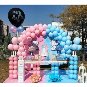Bal10 Dünyası 100 Adet Cinsiyet Belirleme Balonları Toplam 100 Adet Balon ve Balon Zinciri