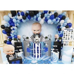 Bal10 Dünyası 100 Adet Patron Bebek Balon Konsepti ve Balon Zinciri