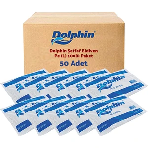 Şeffaf Eldiven Pe (L) 100lü Paket 50 Paket