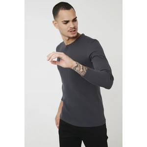 Pamuklu Bisiklet Yaka Basic Sweat Erkek Sweat 5905073