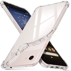 Google Pixel 3A Için Kenarları Korumalı Tpu Bumper Shockproof Şeffaf Kılıf (Yurt Dışından)