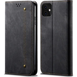 iPhone 11 Için Retro Deri Flip Standlı Kılıf (Yurt Dışından)