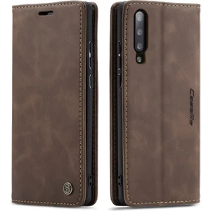 Samsung Galaxy A50 / A50S / A30S Için Retro Pu Deri Tpu Kart Bölmeli Manyetik Flip Standlı Kılıf (Yurt Dışından)