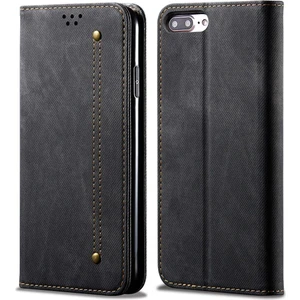 iPhone 6 Plus / 6s Plus / 7 Plus / 8 Plus Için Retro Deri Flip Standlı Kılıf (Yurt Dışından)