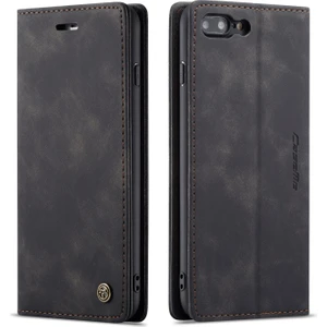 iPhone 7 Plus / 8 Plus Için Retro Pu Deri Tpu Kart Bölmeli Manyetik Flip Standlı Kılıf (Yurt Dışından)