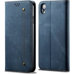 iPhone Xr Için Retro Deri Flip Standlı Kılıf (Yurt Dışından)
