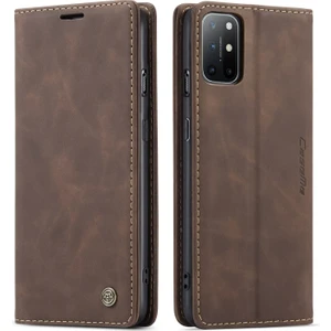 Oneplus 8t Için Retro Pu Deri Tpu Kart Bölmeli Manyetik Flip Standlı Kılıf (Yurt Dışından)