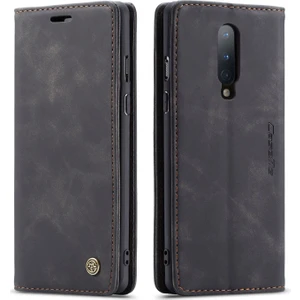Oneplus 8 Için Retro Pu Deri Tpu Kart Bölmeli Manyetik Flip Standlı Kılıf (Yurt Dışından)