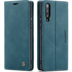 Samsung Galaxy A50 / A50S / A30S Için Retro Pu Deri Tpu Kart Bölmeli Manyetik Flip Standlı Kılıf (Yurt Dışından)