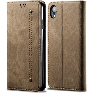iPhone Xr Için Retro Deri Flip Standlı Kılıf (Yurt Dışından)