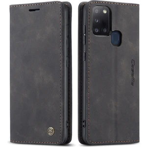 Samsung Galaxy A21S Için Retro Pu Deri Tpu Kart Bölmeli Manyetik Flip Standlı Kılıf (Yurt Dışından)