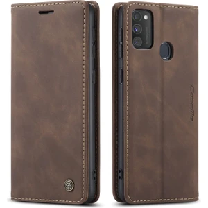 Samsung Galaxy M30S / M21 Için Retro Pu Deri Tpu Manyetik Flip Standlı Kılıf (Yurt Dışından)