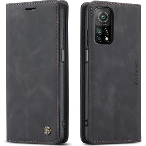 Xiaomi Mi 10T / Mi 10T Pro Için Retro Pu Deri Tpu Manyetik Flip Standlı Kılıf (Yurt Dışından)