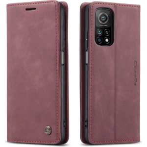 Xiaomi Mi 10T / Mi 10T Pro Için Retro Pu Deri Tpu Manyetik Flip Standlı Kılıf (Yurt Dışından)