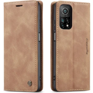 Xiaomi Mi 10T / Mi 10T Pro Için Retro Pu Deri Tpu Manyetik Flip Standlı Kılıf (Yurt Dışından)