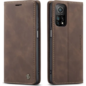 Xiaomi Mi 10T / Mi 10T Pro Için Retro Pu Deri Tpu Manyetik Flip Standlı Kılıf (Yurt Dışından)