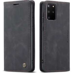 Samsung Galaxy S20 Plus Için Retro Pu Deri Tpu Kart Bölmeli Manyetik Flip Standlı Kılıf (Yurt Dışından)