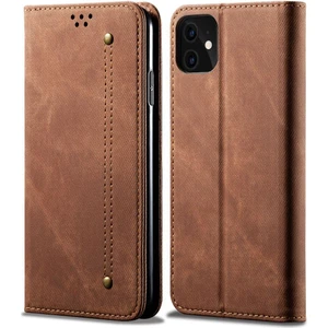 iPhone 11 Için Retro Deri Flip Standlı Kılıf (Yurt Dışından)
