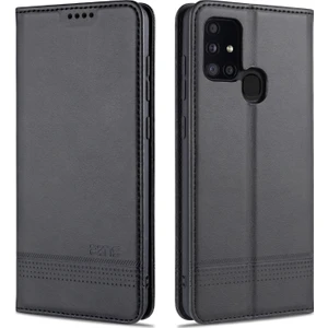 Samsung Galaxy A21S Için Flip Manyetik Tpu Standlı Kılıf (Yurt Dışından)