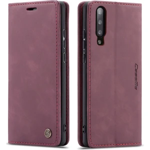 Samsung Galaxy A50 / A50S / A30S Için Retro Pu Deri Tpu Kart Bölmeli Manyetik Flip Standlı Kılıf (Yurt Dışından)