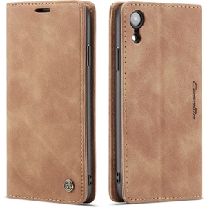 iPhone Xr Için Retro Pu Deri Tpu Kart Bölmeli Manyetik Flip Standlı Kılıf (Yurt Dışından)