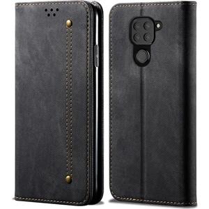 Xiaomi Redmi Note 9 Için Retro Deri Flip Cüzdan Standlı Kılıf (Yurt Dışından)