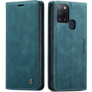 Samsung Galaxy A21S Için Retro Pu Deri Tpu Kart Bölmeli Manyetik Flip Standlı Kılıf (Yurt Dışından)