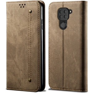 Xiaomi Redmi Note 9 Için Retro Deri Flip Cüzdan Standlı Kılıf (Yurt Dışından)