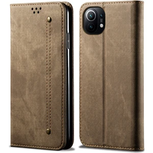 Xiaomi Mi 11 Için Retro Deri Flip Cüzdan Standlı Kılıf (Yurt Dışından)