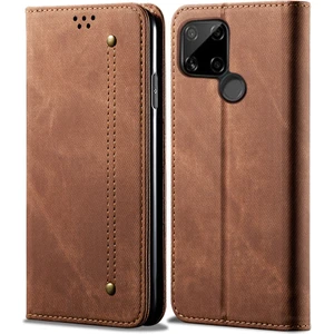 Oppo Realme C21 Için Retro Deri Flip Cüzdan Standlı Kılıf (Yurt Dışından)