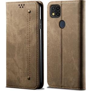Xiaomi Redmi 9c Için Retro Deri Flip Cüzdan Standlı Kılıf (Yurt Dışından)