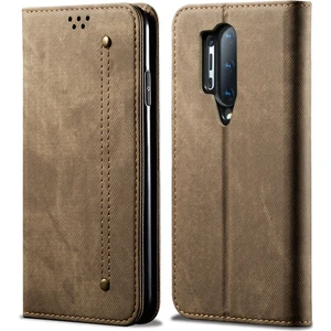 Oneplus 8 Pro Için Retro Deri Flip Cüzdan Standlı Kılıf (Yurt Dışından)