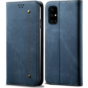 Samsung Galaxy A51 Için Retro Deri Flip Cüzdan Standlı Kılıf (Yurt Dışından)