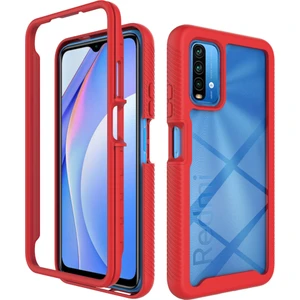 Xiaomi Poco M3/redmi 9t/redmi 9 Power Için Çift Katmanlı Şeffaf Bumper Shockproof Tam Koruma Kılıf (Yurt Dışından)