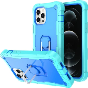 iPhone 12 Pro/iphone 12 Için Shockproof Yerleşik Standlı Kılıf (Yurt Dışından)