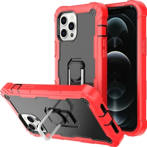 iPhone 12 Pro/iphone 12 Için Shockproof Yerleşik Standlı Kılıf (Yurt Dışından)