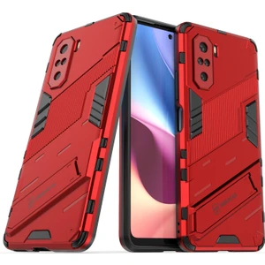 Redmi K40 / K40 Pro Için Standlı Ince Sert Pc Tpu Düşme Önleyici Koruyucu Kılıf (Yurt Dışından)