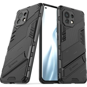 Xiaomi Mi 11 Için Standlı Ince Sert Pc Tpu Düşme Önleyici Koruyucu Kılıf (Yurt Dışından)