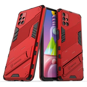 Galaxy M51 Için Standlı Ince Sert Pc Tpu Düşme Önleyici Koruyucu Kılıf (Yurt Dışından)