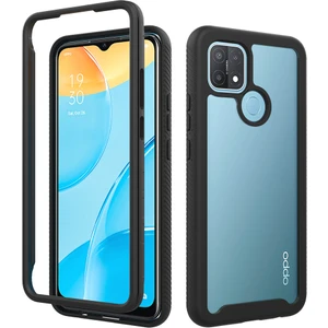 Oppo A15 Için Çift Katmanlı Şeffaf Bumper Shockproof Tam Koruma Kılıf (Yurt Dışından)