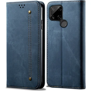 Oppo Realme C21 Için Retro Deri Flip Cüzdan Standlı Kılıf (Yurt Dışından)