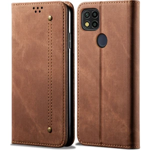 Xiaomi Redmi 9c Için Retro Deri Flip Cüzdan Standlı Kılıf (Yurt Dışından)