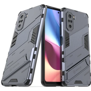 Redmi K40 / K40 Pro Için Standlı Ince Sert Pc Tpu Düşme Önleyici Koruyucu Kılıf (Yurt Dışından)